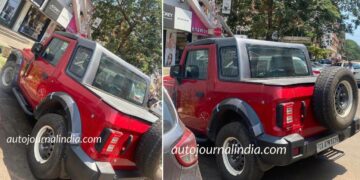 Mahindra Thar Modified into Pickup Truck