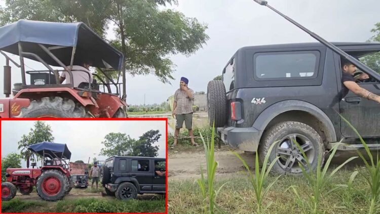 mahindra thar vs maruti jimny vs tractor