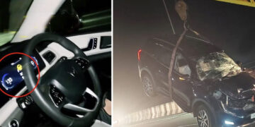 mahindra xuv700 accident adas saves lives
