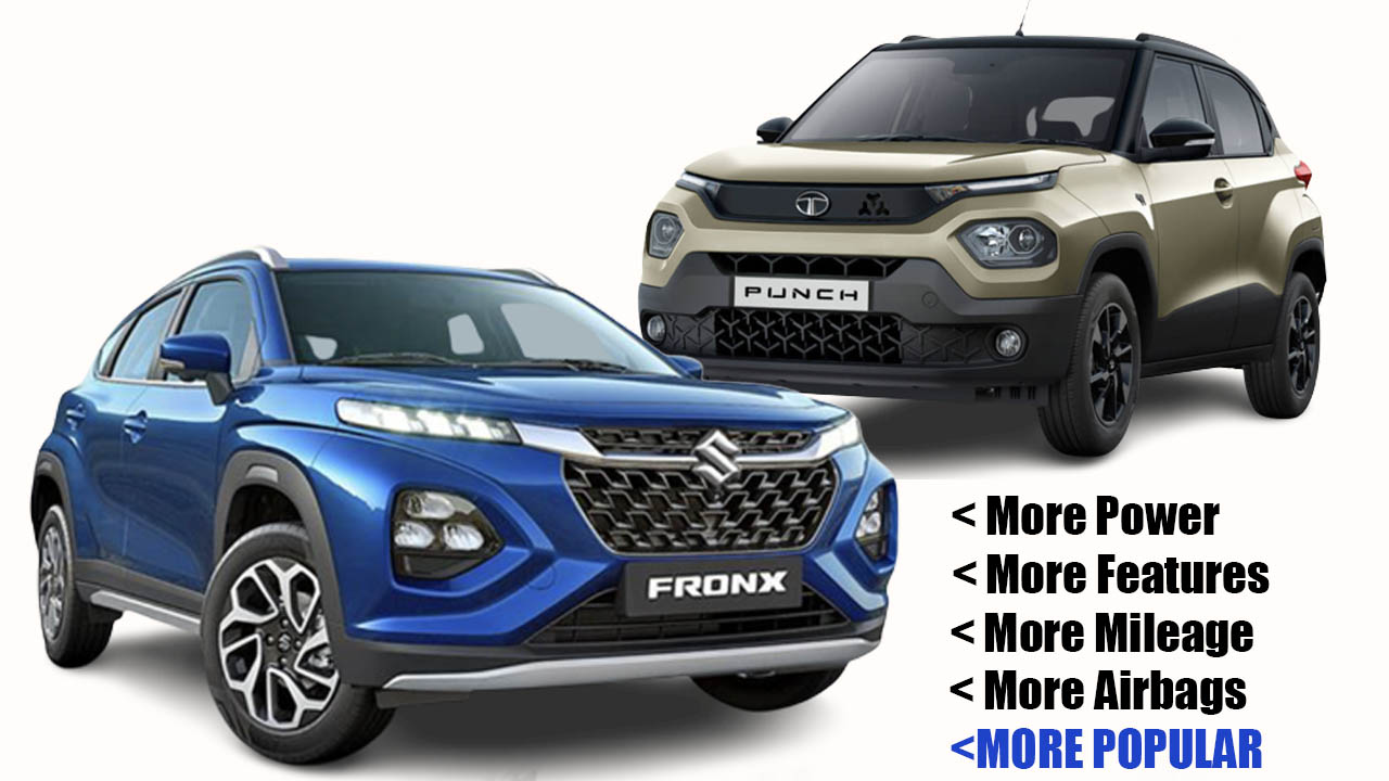 maruti fronx vs tata punch comparison