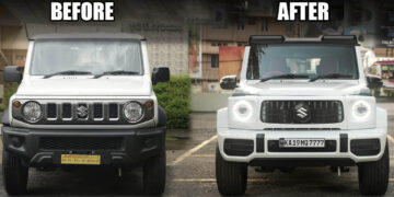 maruti jimny to mercedes g-wagon conversion