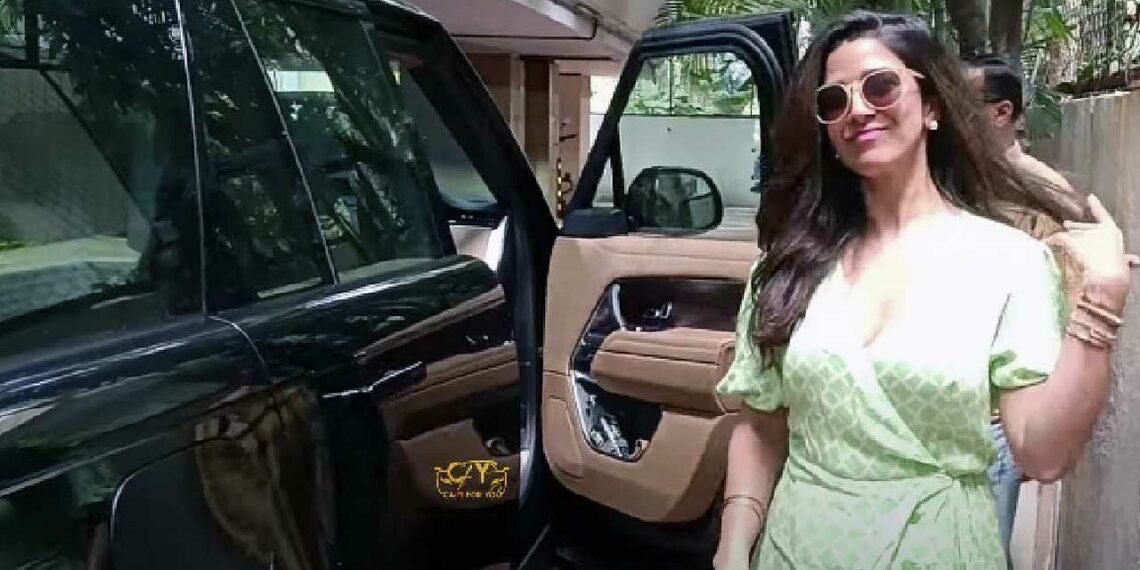 Nimrat Kaur in Range Rover