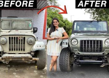 old to new mahindra thar conversion