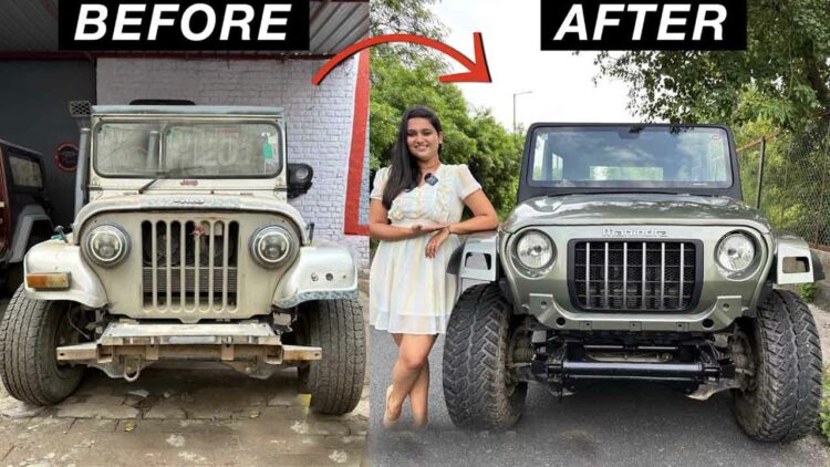 Old to New Mahindra Thar Conversion