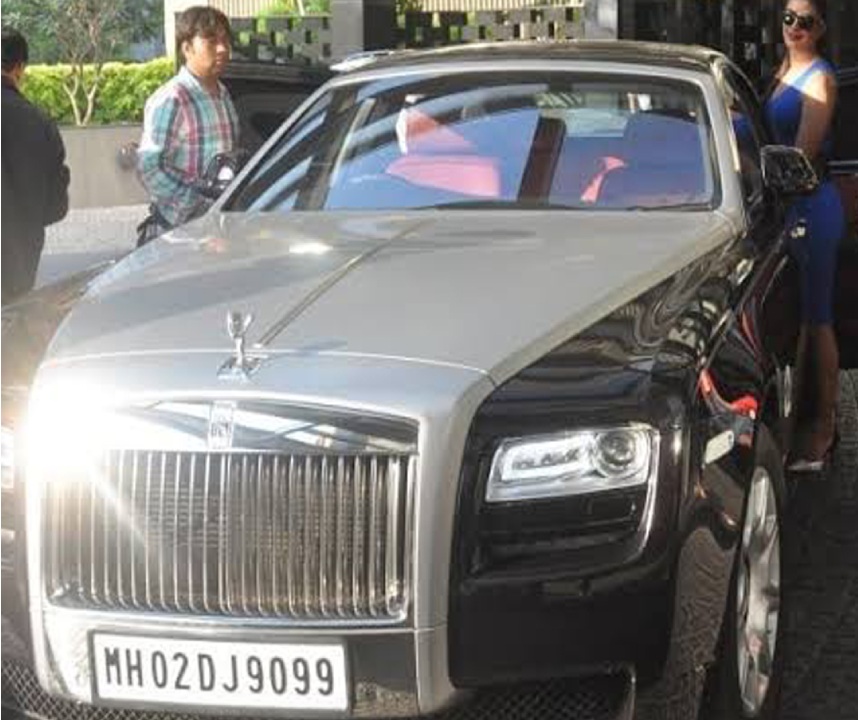 Priyanka Chopra with Rolls Royce Ghost