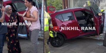 Indian Granny Drives Suzuki Ignis into Shop in UK