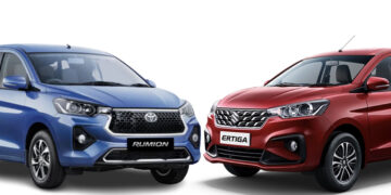 toyota rumion vs maruti ertiga