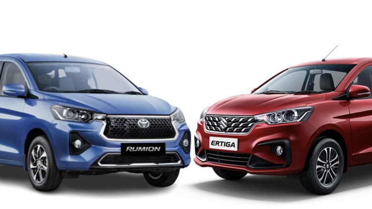 Toyota Rumion Vs Maruti Ertiga