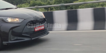 toyota yaris hatchback spy images front