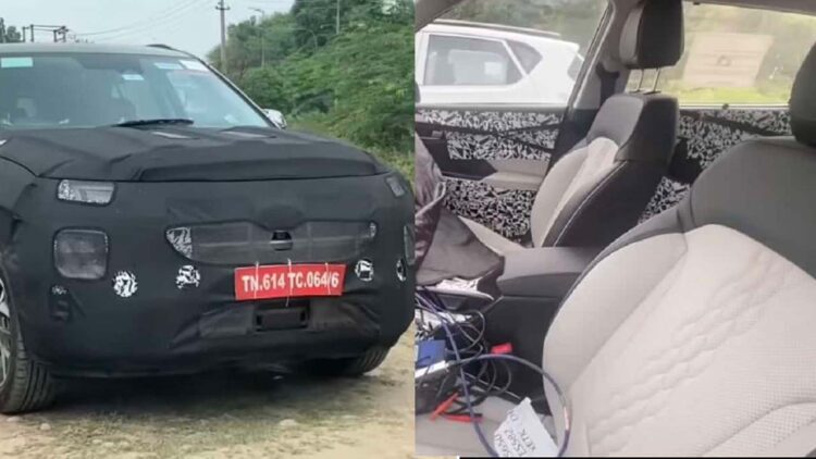 2024 Hyundai Creta Facelift Exterior Interior Spy Image