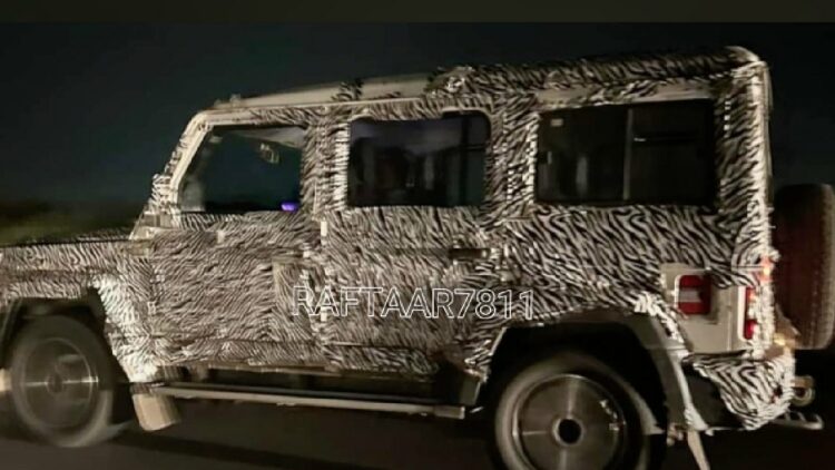 5 door Force Gurkha Spied Testing