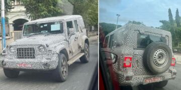 5-Door Mahindra Thar Spotted