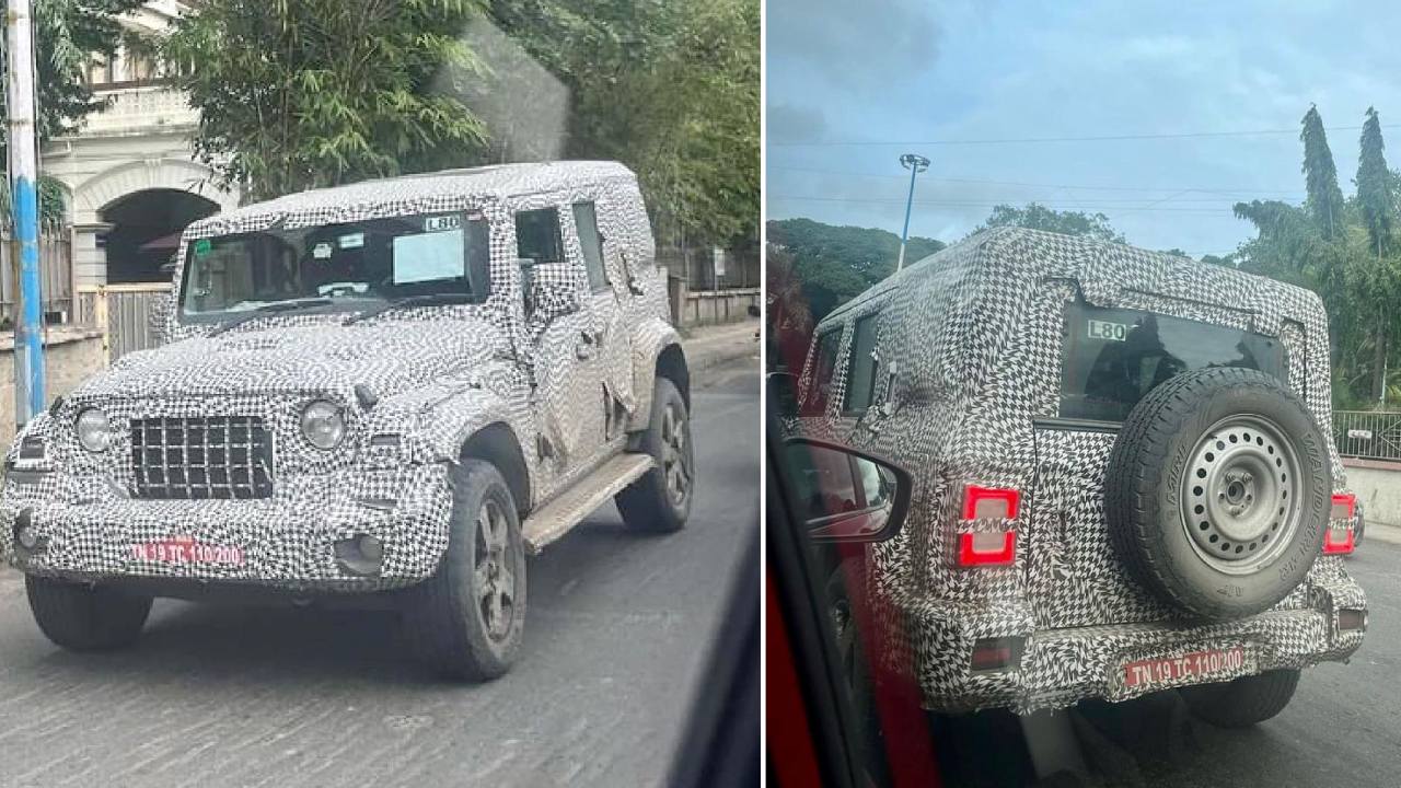 Upcoming Mahindra Thar 5-Door Refuses to Shed Camouflage