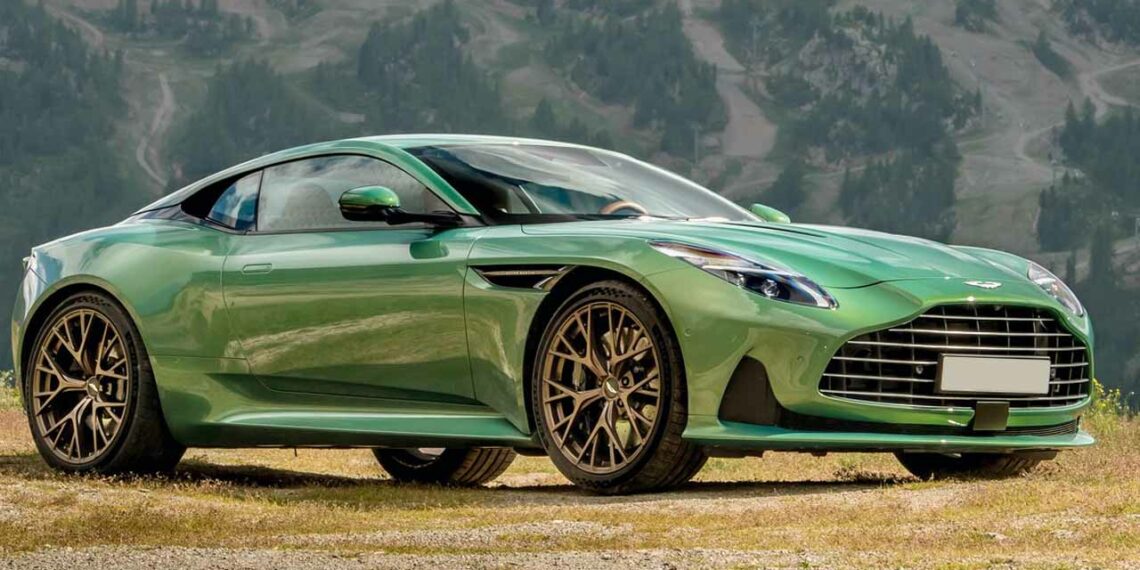 aston Martin db12 studio image front three quarters