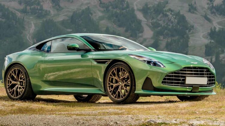 aston Martin db12 studio image front three quarters