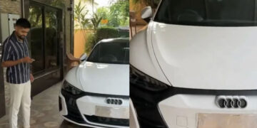 babar azam audi e-tron gt