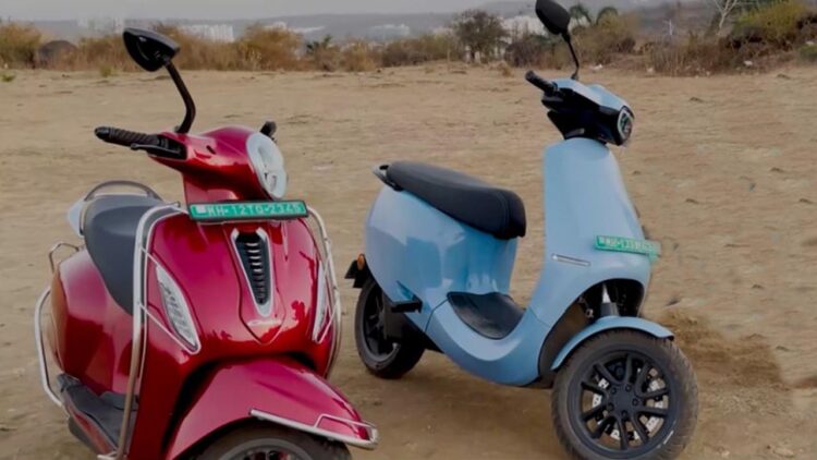 bajaj chetak ev vs ola s1 comparison