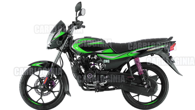 Bajaj Platina Cng Side Profile Rendering