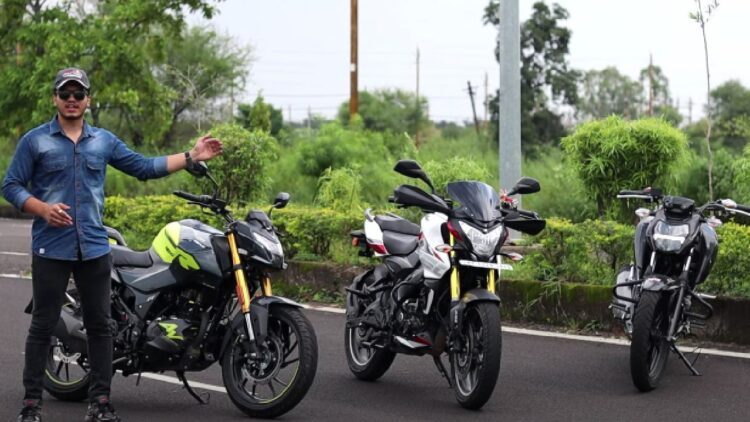 Bajaj Pulsar NS160 vs Apache RTR 160 vs Hero Xtreme 160R Drag Race