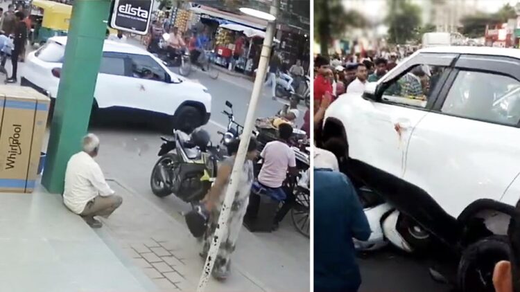 brand-new tata punch accident