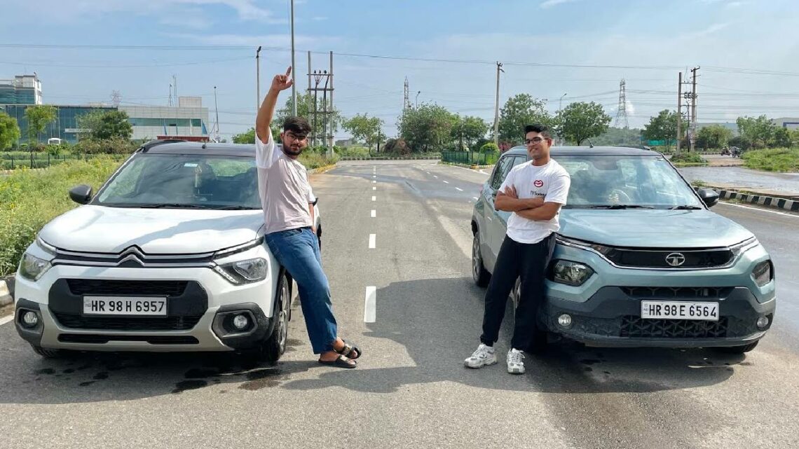 Citroen C3 vs Tata Punch Drag Race