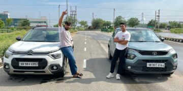 Citroen C3 vs Tata Punch Drag Race