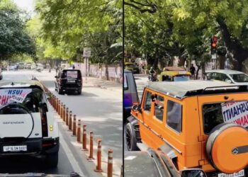 Mercedes G-Wagon and Toyota Fortuner