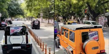 Mercedes G-Wagon and Toyota Fortuner
