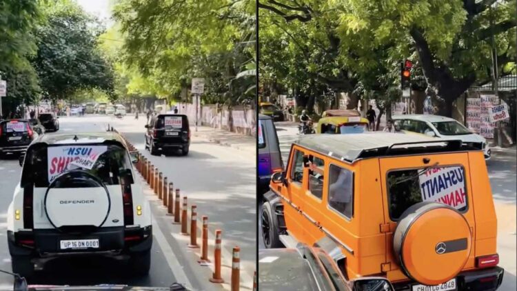 Mercedes G-Wagon and Toyota Fortuner