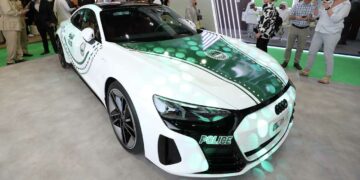 dubai police audi e-tron