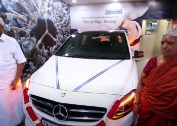 Farmer Buys Mercedes Car