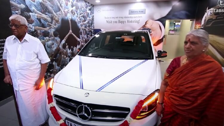 Farmer Buys Mercedes Car