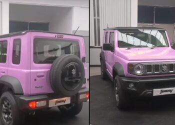 First Pink Maruti Jimny