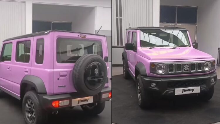 First Pink Maruti Jimny