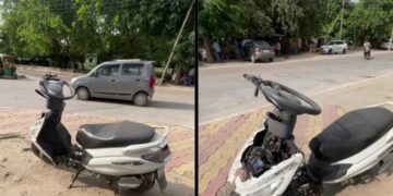 Hero Maestro with Steering Wheel and Accelerator Pedal