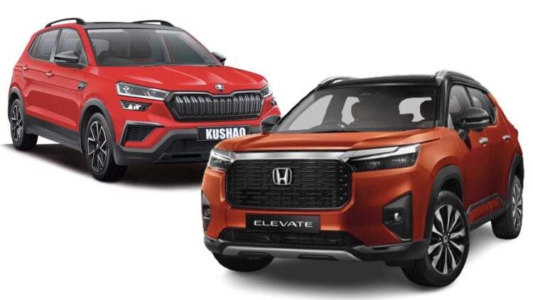 honda elevate vs skoda kushaq