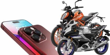 iPhone 15 ktm duke 200 yamaha r15 v4