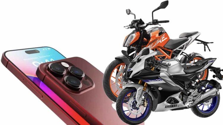 Iphone 15 Ktm Duke 200 Yamaha R15 V4