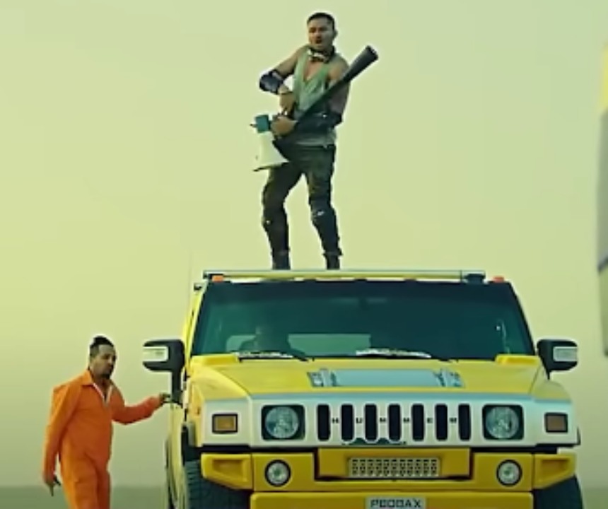Jazzy B with His Hummer