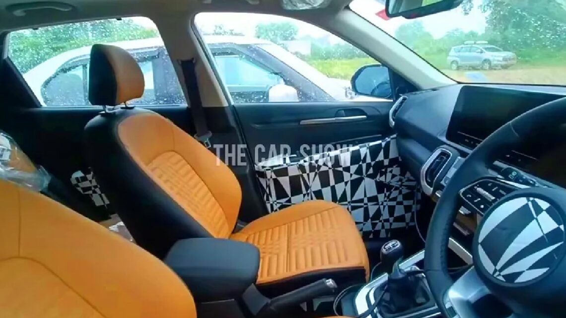 Kia Sonet Facelift Interior Images Leaked