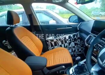 Kia Sonet Facelift Interior Images Leaked