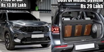 kia sonet music system 29 lakh