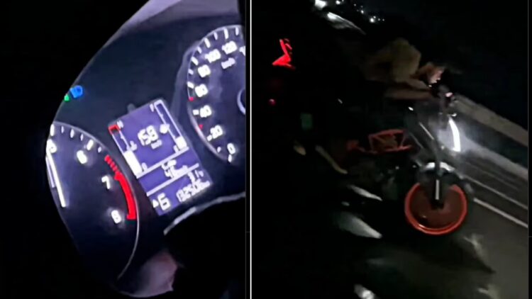 KTM 390 Duke Hyundai Creta Drag Race