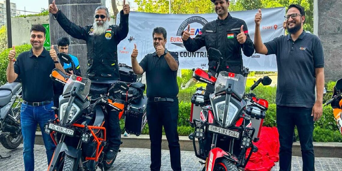 KTM Riders Travel from India to Europe and Middle East