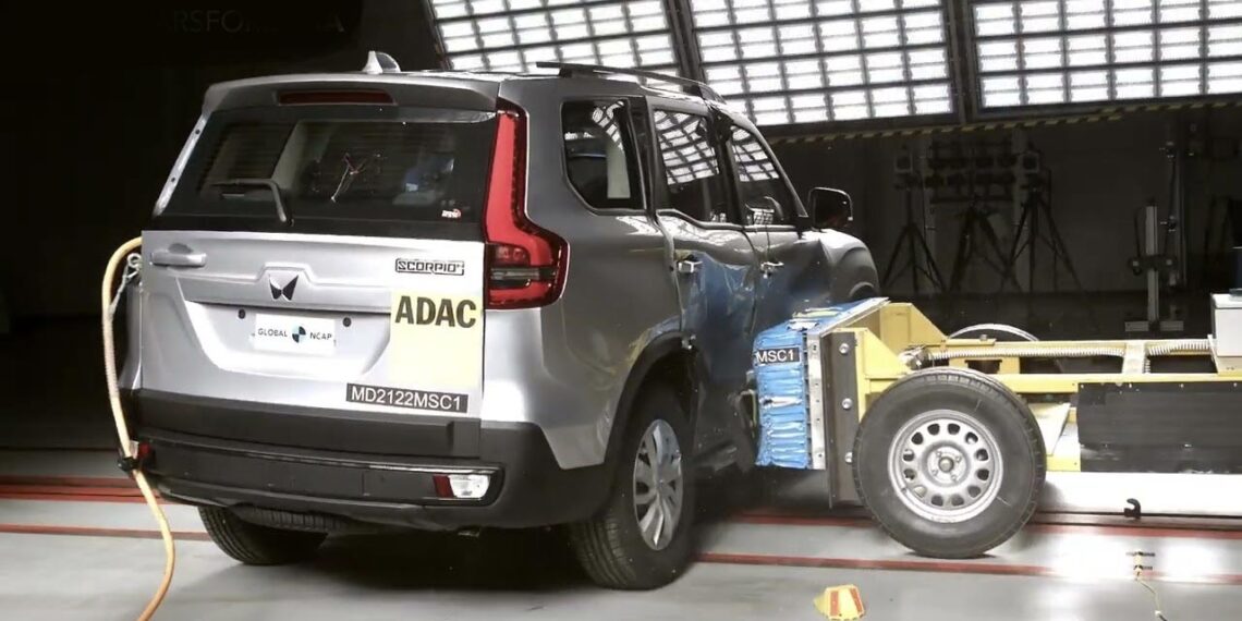 mahindra scorpio n safety rating global ncap