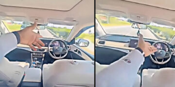 Mahindra XUV700 Driver Back Seat ADAS Misuse