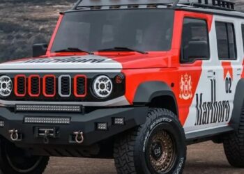 Maruti Jimny with Marlboro Livery