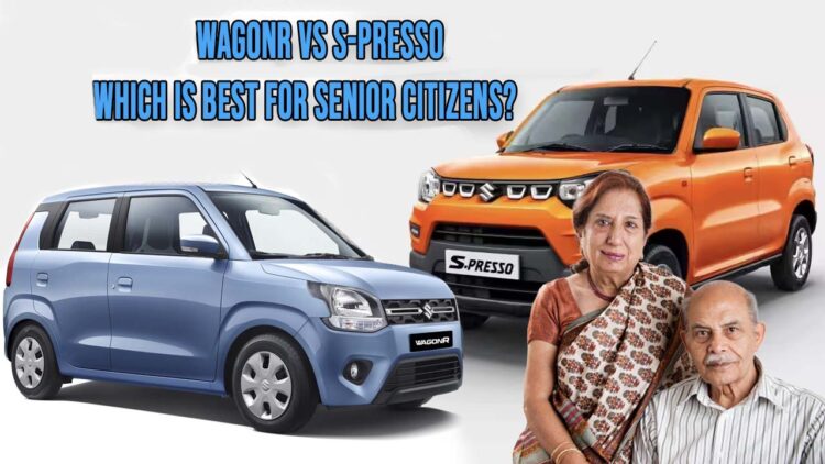 Maruti Wagon R Spresso comparison Senior Citizen