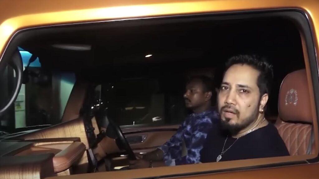 Mika Singh with His Hummer