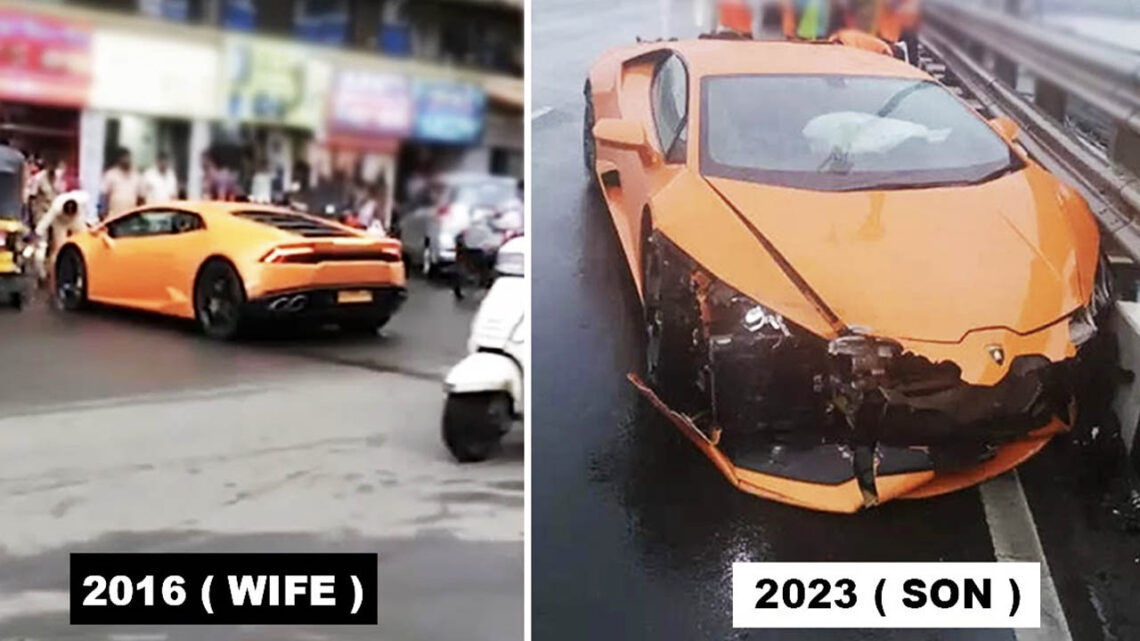 Mla Lamborghini Wife Son Accident
